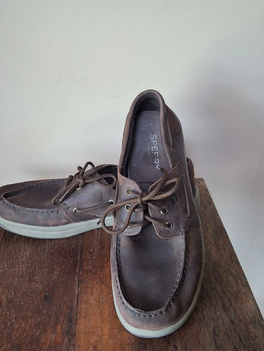 Sperry Men’s Top-Sider Convoy Brown Loafers; Size 13